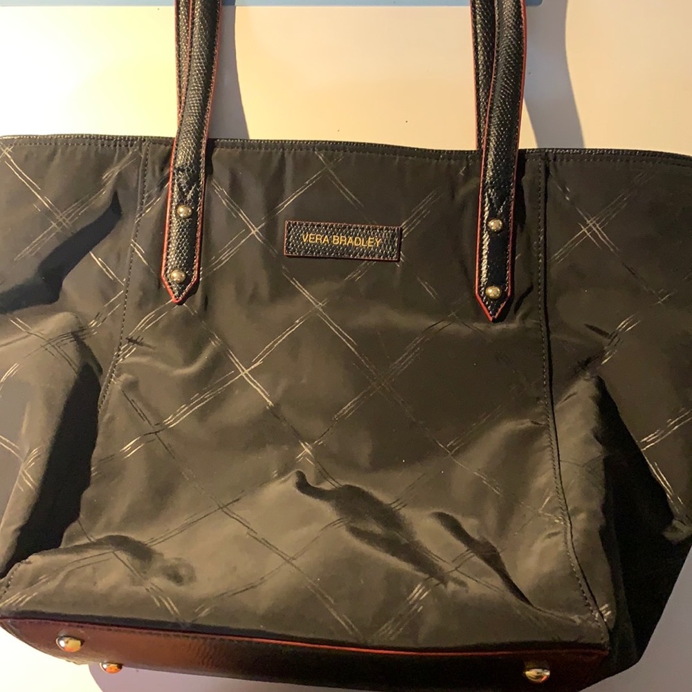 Vera Bradley black purse with secret pocket